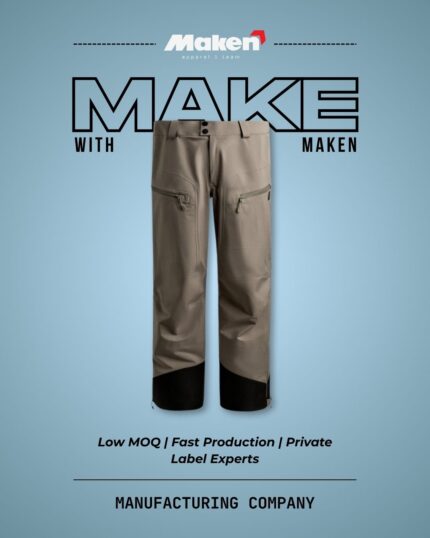 Maken Taupe Technical Contrast Trousers