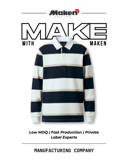 Maken Heavyweight Striped Rugby Shirt