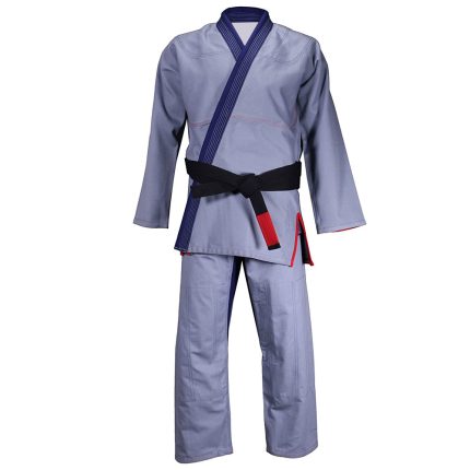 Custom Grey & Blue Brazilian Jiu-Jitsu (BJJ) Gi / Kimono